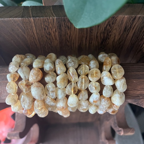 Citrine tumble bracelet (one) - Picture 5 of 6
